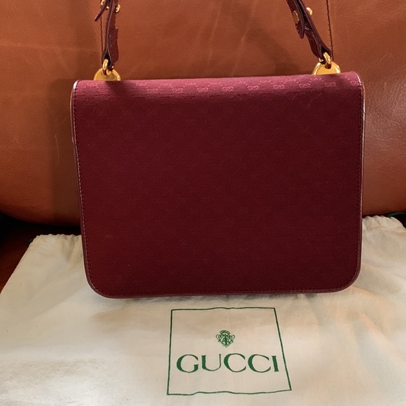 ❤️💋VALENTINES DAY SALE💋❤️ Classy Vintage GUCCI Top Handle/Adjust Shoulder Bag - Picture 3 of 17